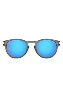 Oakley Latch 53mm Prizm Polarized Round Sunglasses in Grey at Nordstrom