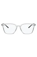 Ray-Ban Unisex 50mm Square Optical Glasses in Transparent at Nordstrom