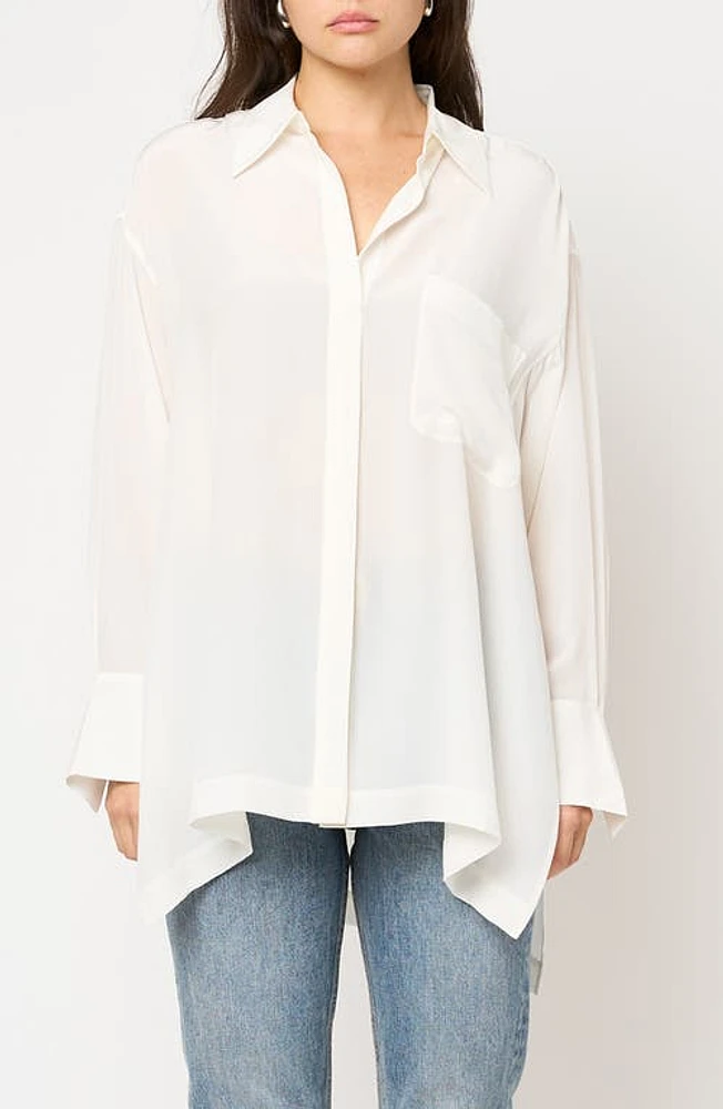 Equipment Emile Silk Tunic Shirt at Nordstrom,