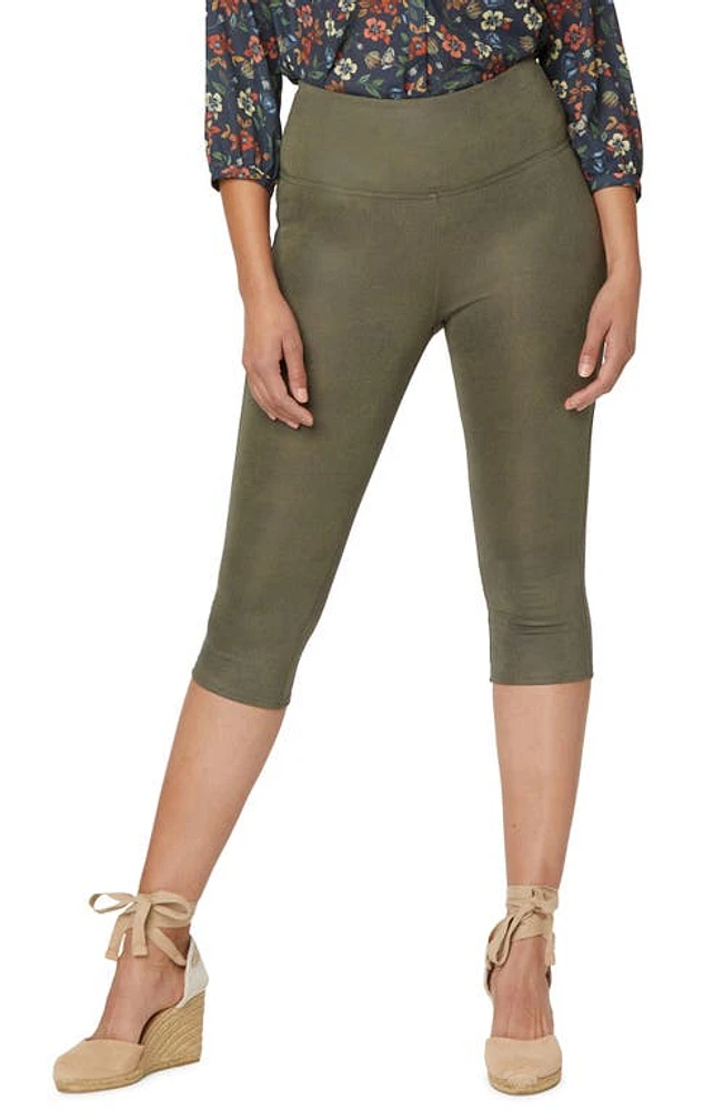 NYDJ Pull-On Capri Leggings Moss at Nordstrom,