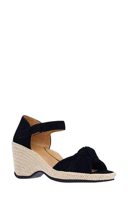 L'Amour des Pieds Oribel Wedge Sandal Black at Nordstrom,