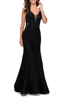 La Femme Sleeveless Lace Mermaid Gown at Nordstrom,