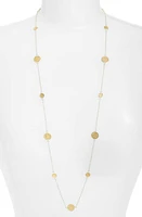 Anna Beck Long Multi Disc Station Necklace in Two Tone at Nordstrom