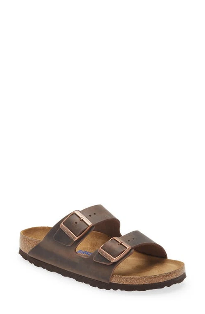 Birkenstock Arizona Slide Sandal Habana Leather at Nordstrom,