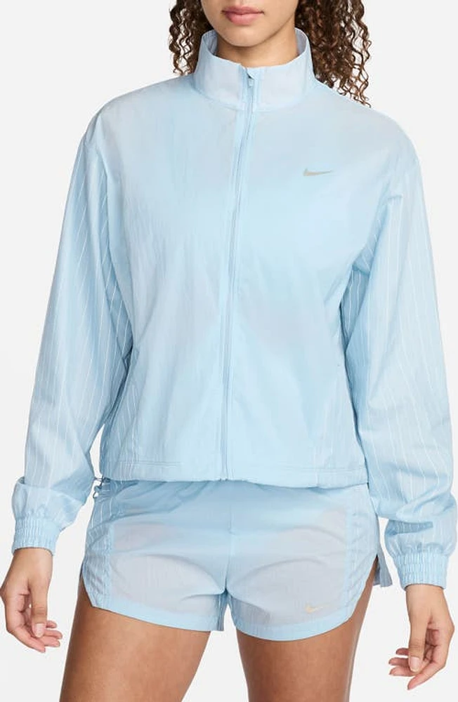 Nike Running Division Reflective Water Repellent Jacket Light Armory Blue/Ashen Slate at Nordstrom,