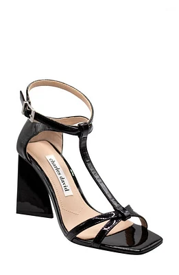 Charles David Tucker Ankle Strap Sandal Black-Pt at Nordstrom,