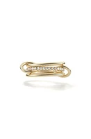 Spinelli Kilcollin Sonny Linked Diamond Rings Yellow Gold/White at Nordstrom,