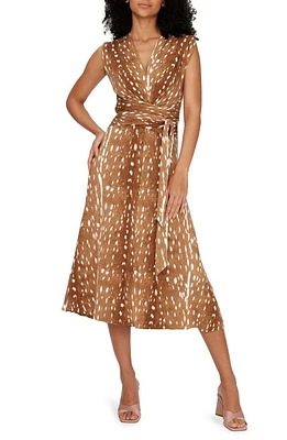 Diane von Furstenberg Dorothee Faux Wrap Midi Dress at Nordstrom,