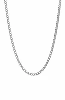 Degs & Sal Men's Sterling Silver Cuban Chain Necklace at Nordstrom