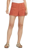 Silver Jeans Co. High Waist Denim Cargo Shorts at Nordstrom,