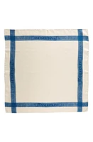 JW Anderson Digital Logo Print Silk Twill Scarf in Blue/White at Nordstrom