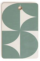 Deny Designs Bold Minimalism CXII Bamboo Cutting Board in Green at Nordstrom