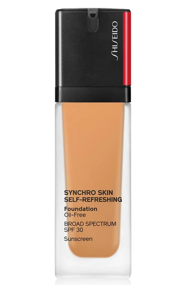 Shiseido Synchro Skin Self-Refreshing Liquid Foundation in 410 Sunstone at Nordstrom