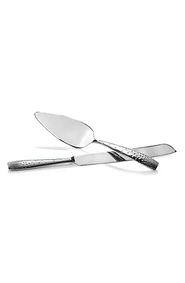 Nambé 'Dazzle' 2-Piece Cake Serving Set in Silver at Nordstrom