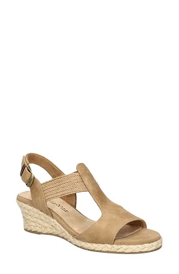 Bella Vita Zayla Wedge Sandal Natural at Nordstrom,