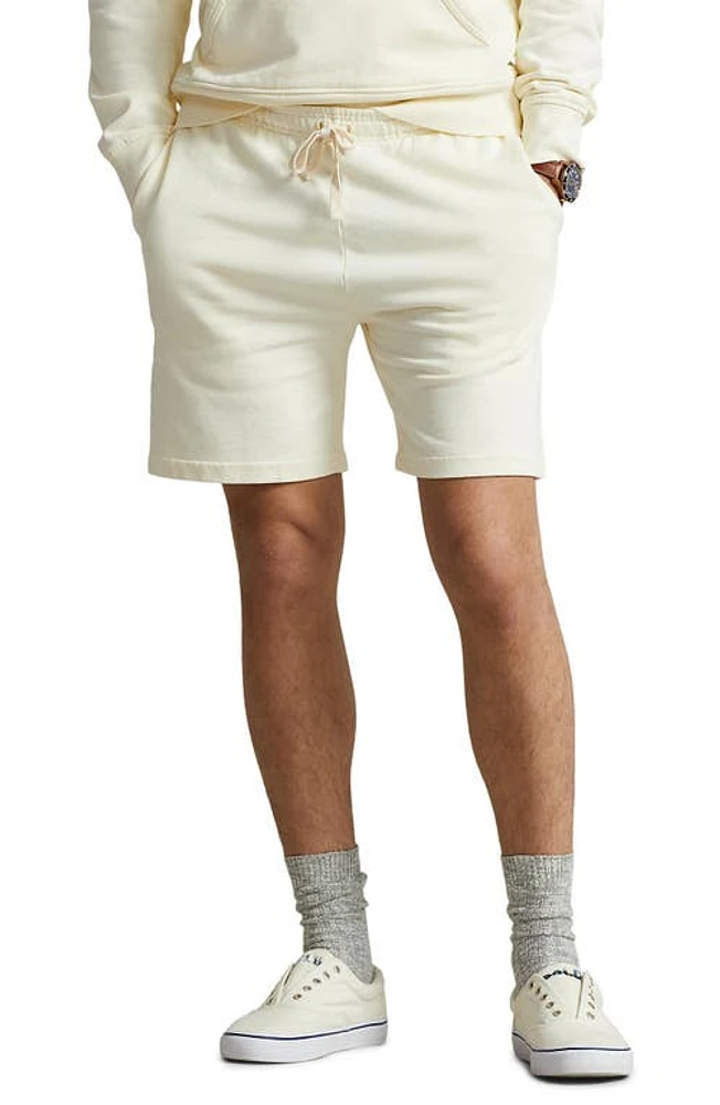 Polo Ralph Lauren French Terry Drawstring Shorts Clubhouse Cream at Nordstrom,