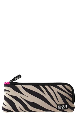 KUSSHI Cosmetics Pencil Case in Zebra at Nordstrom