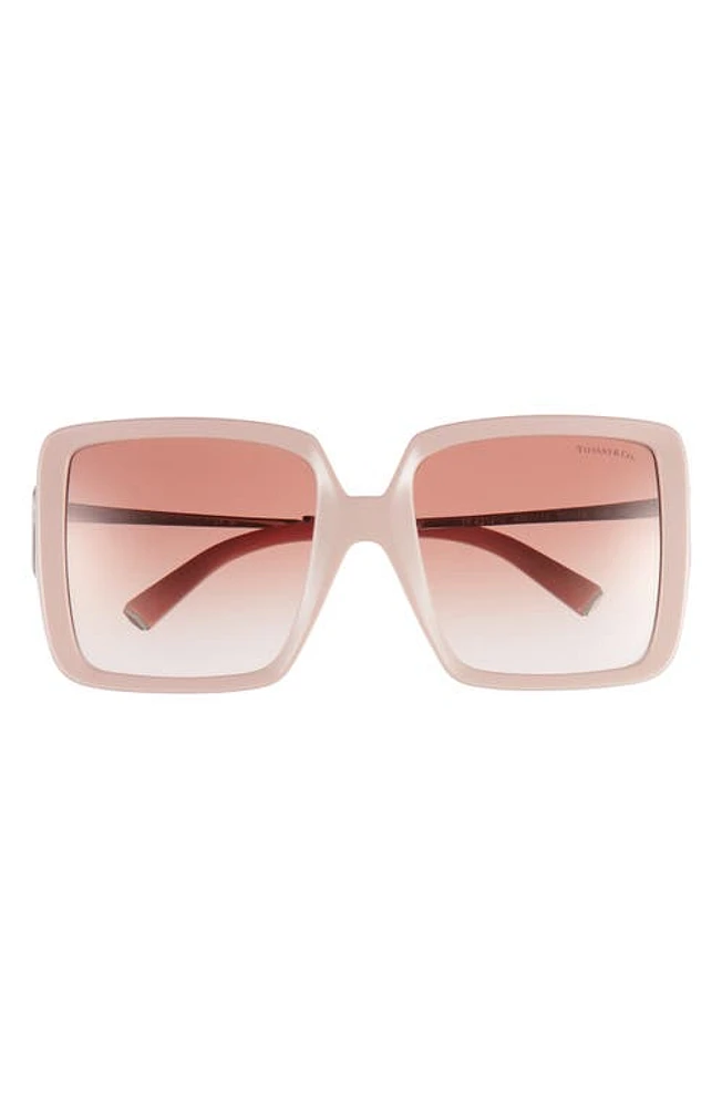 Tiffany & Co. 55mm Gradient Square Sunglasses in Pink Gradient at Nordstrom