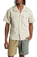 Afield Out Carbon Short Sleeve Button-Up Camp Shirt at Nordstrom,