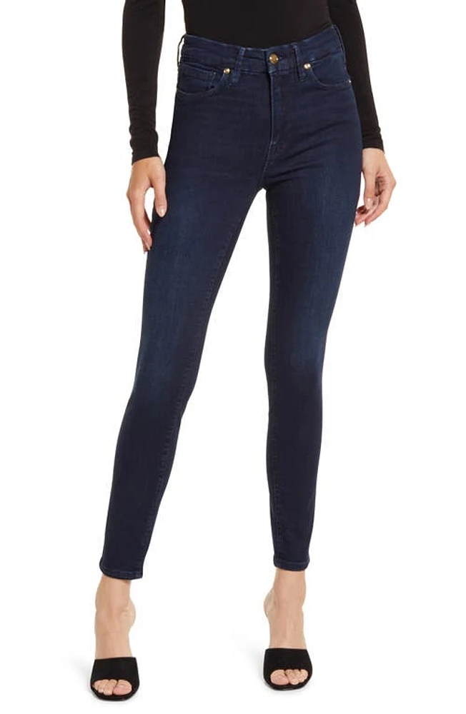 Good American Legs Skinny Jeans Blue224 at