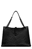 Rebecca Minkoff Edie Quilted Leather Tote in Black at Nordstrom