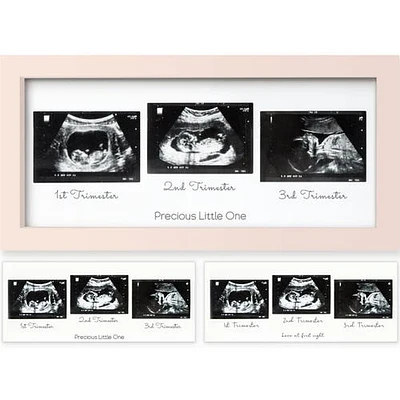 KeaBabies Trio Baby Sonogram Frame in Petal Pink at Nordstrom