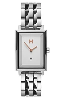 MVMT Signature Rectangular Bracelet Watch, 24mm x 32mm in Silver at Nordstrom