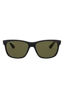 Ray-Ban Wayfarer 57mm Polarized Sunglasses in Green at Nordstrom