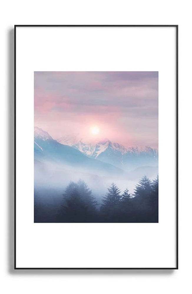 Deny Designs Pastels Vibe Framed Art Print in Black Tones at Nordstrom