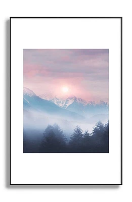 Deny Designs Pastels Vibe Framed Art Print in Black Tones at Nordstrom