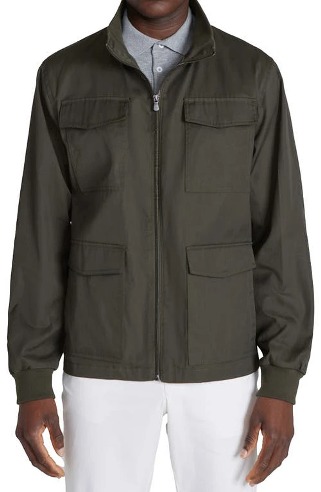 Jack Victor Jonathan Safari Jacket Olive at Nordstrom,