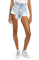 Ksubi High Waist Destroyed Denim Shorts at Nordstrom,