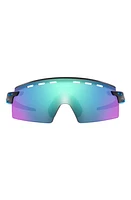 Oakley Encoder Strike Vented 136mm Prizm Rimless Wrap Shield Sunglasses in Sapphire at Nordstrom