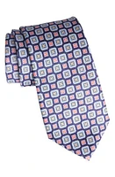 Nordstrom Pattern Silk Tie in Navy at Nordstrom