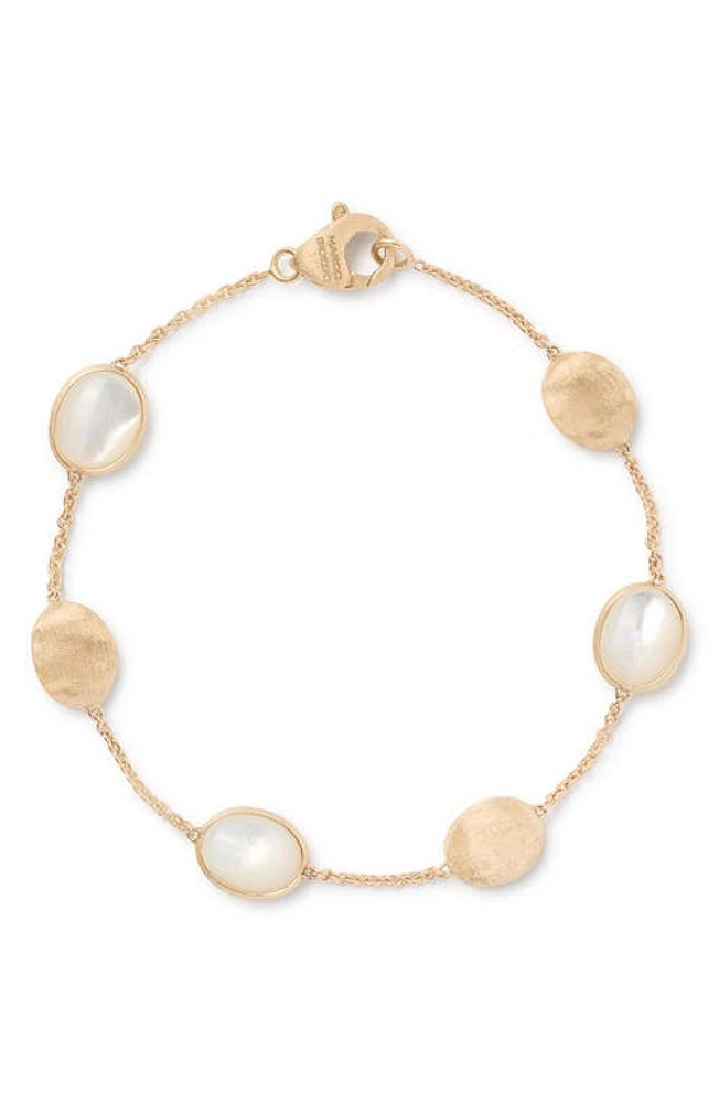 Marco Bicego Siviglia 18K Yellow Gold Mother-of-Pearl Bracelet at Nordstrom, Size 7.25