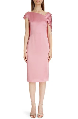 Givenchy Cape Back Satin Dress Flamingo at Nordstrom, Us