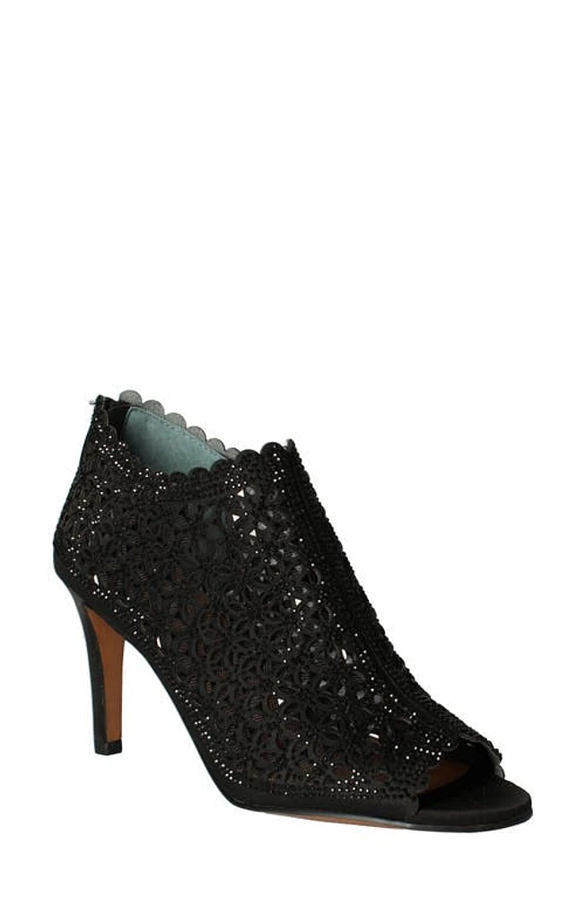 J. Renée Radita Open Toe Bootie Black at Nordstrom,