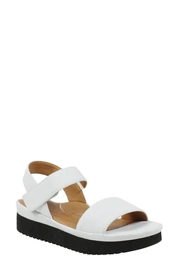 L'Amour des Pieds Abrilla Platform Sandal in White at Nordstrom, Size 9