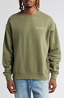 Museum of Peace & Quiet Wordmark Fleece Crewneck Sweatshirt at Nordstrom,