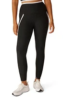 Beyond Yoga Out of Pocket Side Stripe High Waist Leggings Darkest Night/Cloud at Nordstrom,