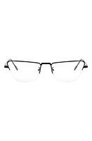 Fifth & Ninth Aston 57mm Cat Eye Blue Light Blocking Glasses in Black at Nordstrom