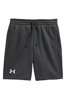 Under Armour Kids' Rival Fleece Shorts Black //White at