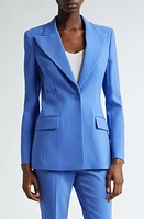 Michael Kors Collection Georgina One-Button Virgin Wool Blend Blazer at Nordstrom,