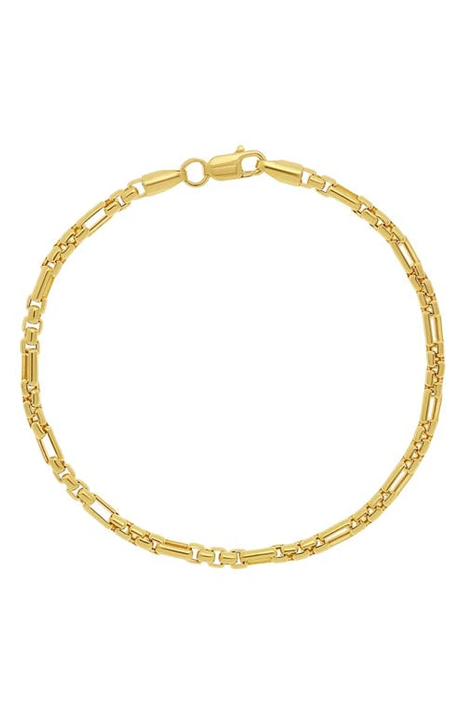 Bony Levy Men's 14K Gold Interlock Chain Bracelet in 14K Yellow Gold at Nordstrom, Size 7.5