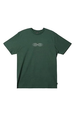 Quiksilver Spikes Oversize Cotton Graphic T-Shirt Forest at Nordstrom,