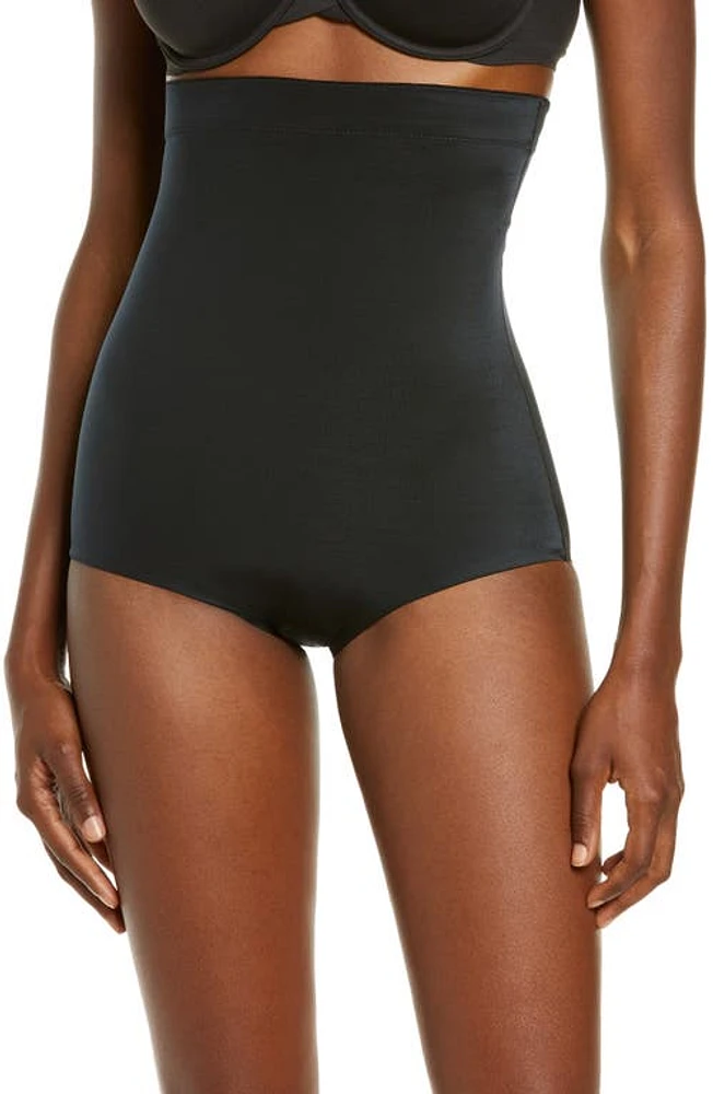 SPANX Suit Your Fancy High Waist Briefs in Very Black at Nordstrom, Size Small