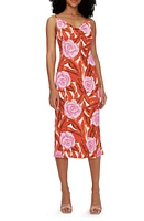 Diane von Furstenberg Alik Floral Sheath Dress Palm at Nordstrom,