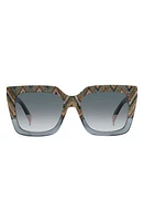 Missoni 55mm Square Sunglasses in Grey Pattern Green/Grey at Nordstrom