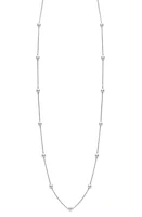 Mikimoto Akoya Pearl Station Necklace in White Gold at Nordstrom, Size 32 In