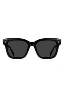 RAEN Breya 54mm Polarized Square Sunglasses in Recycled Black/Smoke Polar at Nordstrom